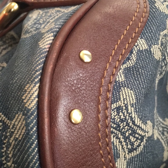 EUC Celine Denim Leather Trimmed - Picture 7 of 16